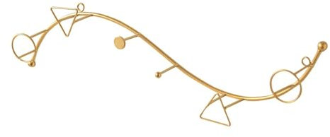 Porte-manteau mural Porte-Manteau en Fer Crochets De Luxe Légers Porte-clés Suspendu Dans La Porte Crochets Créatifs for Manteaux D'entrée Rangement Mural Porte-Manteau Or Porte-Manteaux Décoratifs Su