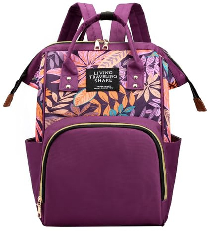 Sac à dos de soins pour bébé - Sac à langer pour femme - Sac à langer - Loisirs en plein air - Multifonctionnel - Sac à dos pour femme - Sac à dos tendance