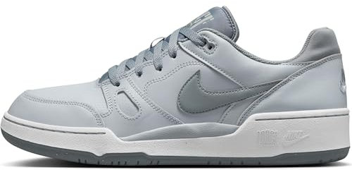 NIKE Herren Full Force Low Sneaker, Wolf Grey Cool Grey White, 45.5 EU