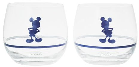 Disney Home Disney Mono Tumblers (Set of 2), Blue, White