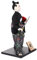 JOINPAYA Ninja Doll orientalische Dekoration Figur Miniatur Lebensecht mit Die -Puppen- japanische Partydekoration japanische Schreibtischdekoration Wohndekoration Abs