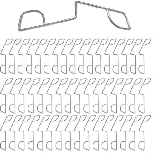 Fence Panel Grips Clips, Stainless Steel Fence Panel Wedges, Stop Rattling For 6 Or 12 Rattling Fences Garden Wind Protector(50pcs)