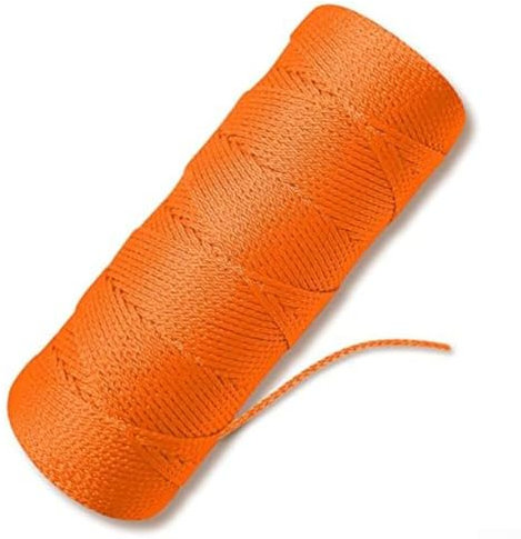 Ficelle en nylon avec couleur fluorescente, un choix robuste à 150 m pour des travaux précis de jardin ou de maçonnerie