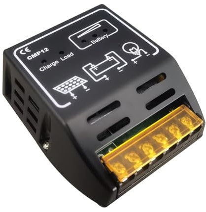 meiyan Régulateur de Charge Solaire Automatique 10A pour Panneau Solaire, Batterie de Cellule, Protection Sûre du Chargeur