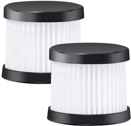 BlesConi Lot de 2 filtres HEPA 12 haute performance pour aspirateur Karcher CVH 2 et CVH 2 Premium, noir/blanc