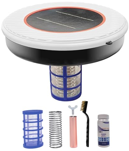 Ionizador Solar para Piscinas enterradas y elevadas: Reduce los costos de Productos químicos con el Accesorio ABS para Piscinas de desinfección con Iones de Cobre