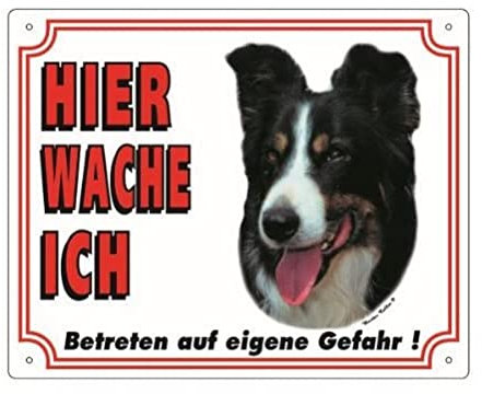 Nobby 93227 Warntafel Border Collie