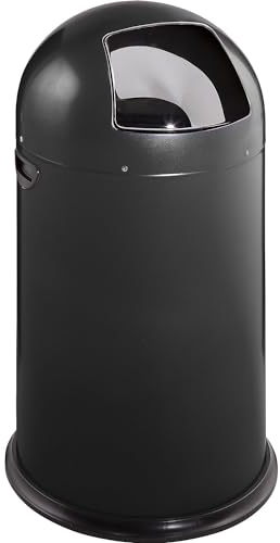 VAR | Push-Mülleimer | Volumen 40 l | Höhe 740 mm | tiefschwarz