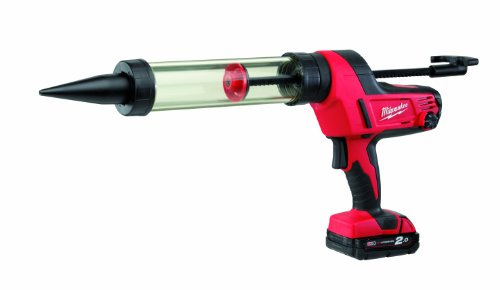Milwaukee C18 PCG/400T-201B Pistolet à calfeutrer avec cartouche transparente M18 400 ml Multicolore