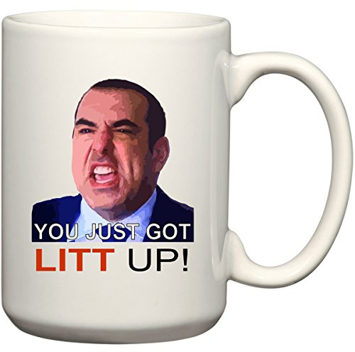 You Just Got Litt Up by Louis Litt! - 15 oz Funny Mug by BeeGeeTees 05129 by BeeGeeTees