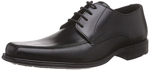 LLOYD Herren Schnürhalbschuhe Dagget, Männer Businessschuhe,Derby,Normalweit,Strassenschuhe,Schnuerung,lace-up,Shoes,Low-tie,SCHWARZ,40 EU / 6.5 UK