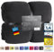 Feluna® Kuscheldecke XXL Mikrofaser-Decke Tagesdecke Wohndecke mit Kaschmir-Touch 220 x 200 cm - Schwarz