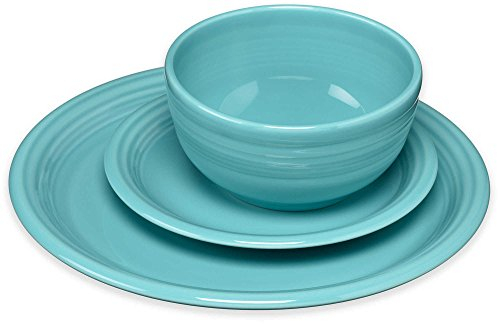 Fiesta Juego de 3 piezas, color turquesa