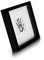 Classic by Casa Chic - marco de cuadro de madera real - negro - 23x23 cm y 4,5 cm de profundidad - vidrio de seguridad - con passepartout de 10x10 cm - marco de objeto 3d - ancho de marco 2 cm