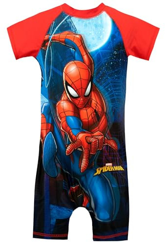 Marvel Boys Spiderman Swimsuit Red 18 to 24 Months