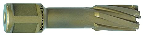 KARNASCH 201940105 Hard-Line55 Kernbohrer mit Hartmetall, Weldon-Griff, 55 mm Schnittlänge, 42,86 mm Schnittdurchmesser, 19 mm Schaftdurchmesser