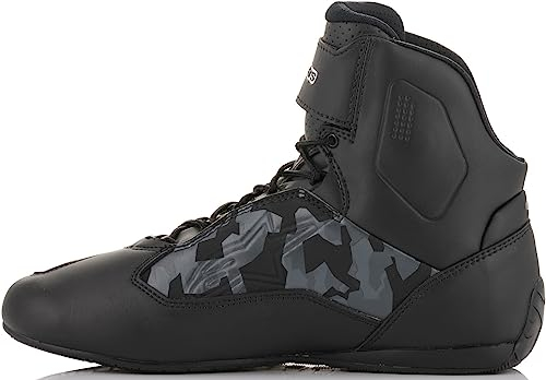 Alpinestars, Stivali da moto Nc da uomo, (Bk Grigio Macchina fotografica Rosso), 43.5 EU
