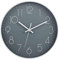 HZDHCLH 30cm Groß Wanduhr Ohne Tickgeräusche Modern Wanduhren für Wohnzimmer Schlafzimmer Küche (Schwarz)