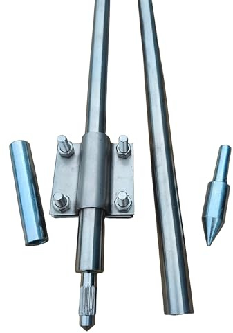 Tiefenerder Erder Erdung Ø20 Zusammensetzung V4A nach DIN EN 62561 SET 1,5m 3,0m 4,5m 6,0m (SET Ø20 4,5m 3x1500mm)