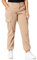 URBAN CLASSICS Pantalon Cargo pour Femme, Taille Haute, Chevilles Resserrées, Poches latérales Plaquées, 98% Coton 2% Élasthanne, Softtaupe, Taille 27