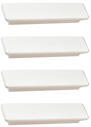 CcHhyyt Macaron Farbe Knöpfe Holz Möbelknopf für Kinder Griff für Schublade Kommode Schrank Tür Knöpfe 4 Stück (64mm, Weiß)