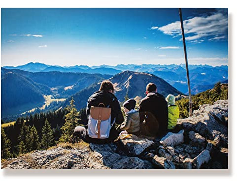 WunschPIXEL – Dein Foto auf Aluminium, Wandbild selbst gestalten, 50x70 cm, individuell mit Deinem Motiv oder Bild, optional mit Beschriftung Deiner Wahl, auch als Fotocollage