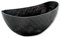 DARO DEKO Metall Schale Schiff 25 x 11,5cm anthrazit Blumenschale Pflanzschale Planztopf