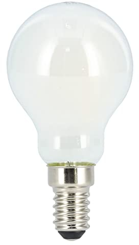 Xavax LED-Filament E14, 470lm ers. 40W, Tropfenlampe, matt, dimmbar, warmweiß