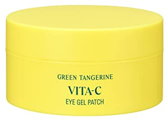 GOODAL Grüne Mandarine Vitamin C Feuchtigkeitsspendende Augenklappe | 5-minütiges, feuchtigkeitsspendendes Gelpflaster (60 Blatt) (Ver.2)