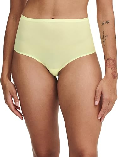 Chantelle Women's, SOFTSTRETCH, High Waist Brief, Women's invisible lingerie, Tender Yellow, One Size