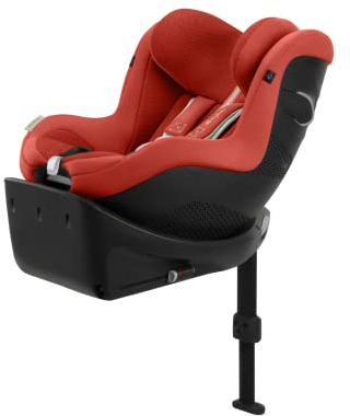 CYBEX Gold Kinder-Autositz Sirona Gi i-Size Plus inkl. Base, Ab ca. 3 Monaten bis 4 Jahre (Ab Geburt mit Neugeboreneneinlage), Max. 20 kg, 61 - 105 cm (Ab 40 cm mit Neugeboreneneinlage), Hibiscus Red