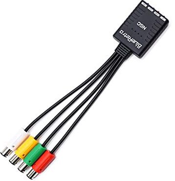 DAGIJIRD Controller wireless Bluetooth Adattatore supporta 4 Joystick Bluetooth per NGC GameCube