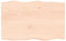 vidaXL Tischplatte, Holzplatte für Tisch Esstisch Couchtisch, Massivholzplatte Handgefertigt mit Baumkante, Ersatztischplatte, 80x50x(2-4) cm Massivholz Unbehandelt