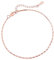 Filigranes Damen Armband aus Edelstahl • Silber Gold Rosé • Minimalistisches Armband • Armbänder für Frauen • Silberschmuck Gold-Schmuck • Feine Cuban Link Chain Armkette (Zopf Design Rosé)