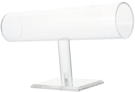 PACKOVE 1stk Transparenter Armbandständer Acryl Display Riser Stand Armreif Halter Stand. Acryl Schmuck- Display- Stand Armbandanzeige Stand Acrylarmbandhalter. Halskettenhalter Anschauen