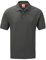 DELLMOOR Men’s Solid Polo Shirts, 100% Cotton Short Sleeve Activewear Polo Shirt for Mens, Stay Comfortable and Stylish Regular fit Sports Wear Casual Polo Shirts, Sizes M to 5XL, Smoke Grey