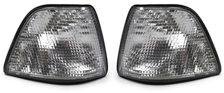 daili Store Kompatibel mit BMW E36 318i 328i M3 rechter Blinker mit weißem Ersatzglas (Color : Left and Right)
