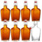 ANZAGA Les Bouteilles Transparentes sont parfaites pour réaliser des extraits, 2ème Fermentation et liqueurs Maison, 500ml