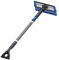 Eiskratzer & Schneebürste 2in1,180° schwenkbar,Abstreifschutz,Abnehmbar für individuellen Einsatz,Aluminiumgriff,3-fache Teleskopverstellung 88/109/124 cm,inkl. Handschuhe