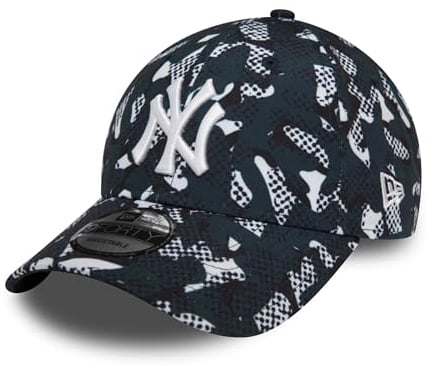 New Era New York Yankees MLB Cap Baseball 9Forty verstellbar Snapback Kappe NY blau weiß schwarz - One-Size