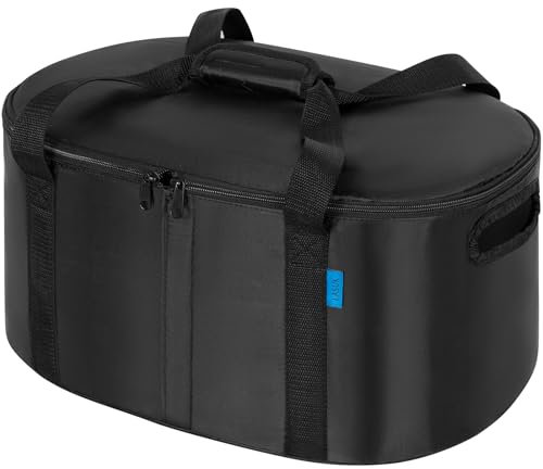 LASUK Tragbare Reisetasche für Slow Cooker, isolierte Tragetasche für 4–8 Quart Crock Carrier kompatibel mit anderen Marken, internes Netznetz hält den Topf an Ort und Stelle, für Reisen, Outdoor