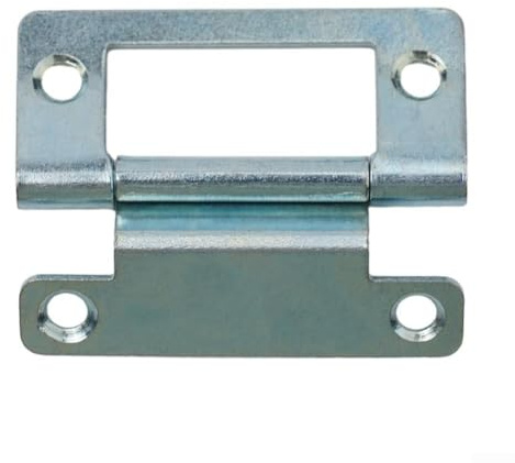 Lot de 10 charnières à manivelle en acier zingué pour portes de placard, caravanes, mobil-homes