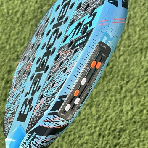 CounterScore Padel (Negro) | Contador de Punto de Pádel - Accesorio de Pádel - Tablero y Panel de Puntuación - Puntuación - Equipamiento Pádel - Contador de Puntos Ligero para Raqueta de Pádel - 5g