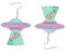 BESPORTBLE 1Paar Alien Dangle Ohrringe Damenohrringe Stilvolle Ohrhänger Für Frauen Trendige Ohrringe Im Punkigen Look Accessoires Für Modebewusste