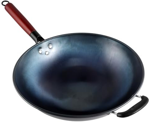 COLLBATH Non-Stick Frying Pan Iron Pan Traditional Kitchen Cookware Easy Cleaning BBQ Steak