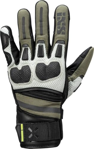 IXS Montevideo Air 2.0 Motorradhandschuhe, grün, M | Mesh-Einsätze