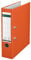 Leitz Qualitäts-Ordner 180° Plastik, das Original, DIN A4 Aktenordner 8 cm breit, 90% Recycling-Karton, 30% Pre-Consumer Recycling-Kunststoff, Mit 180° Mechanik, 600 Blatt Kapazität, Orange, 10105045