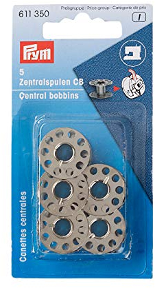 Prym 611350 Nähmaschinenspulen, Stahl, CB-Greifer, 20,5mm, Silber, 20,5 mm
