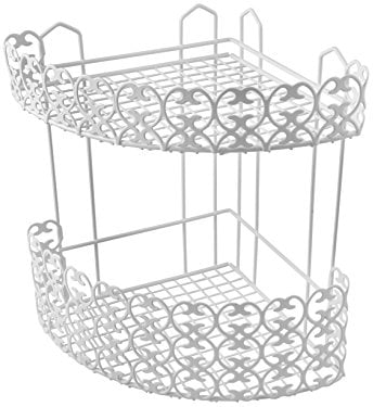 Metaltex Florenz Eck-Aufbewahrungskorb, 2-stöckig