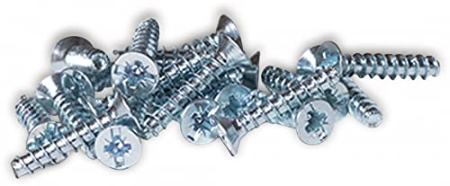 F-Tronic Geräteschrauben für Schalterdosen 3,2 x40 mm im Beutel zu 100 Stück
